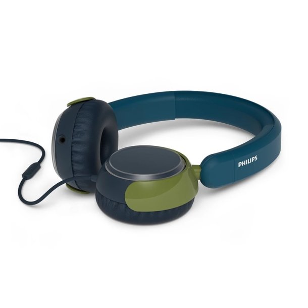 Philips - TAK2000CT/00 - Headphones - Head-band - Calls/Music - Binaural - Blue, Green, Grey - Button