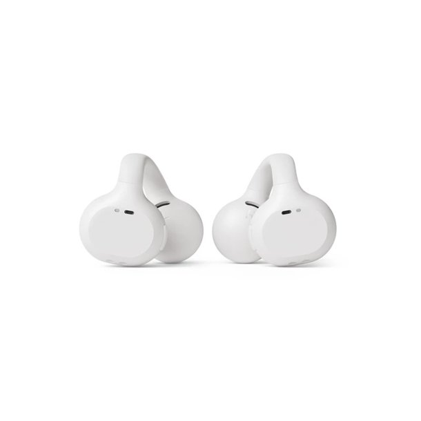 Philips - TAQ2000WT - Headset - Ear-clip-on, Open-ear - Calls/Music - Consumer - Binaural - White