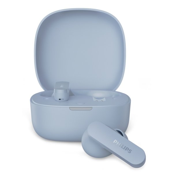 Philips - TAT2100 - Headset - In-ear - Calls/Music - Binaural - Light Blue - Touch