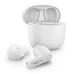 Philips - TAT2236WT - Headset - In-ear - Calls/Music - Binaural - White - Answer/end call, Play/Pause, Reject call