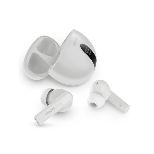 Philips - TAT2520WT/00 - Headset - In-ear - Calls/Music - Binaural - White - Touch