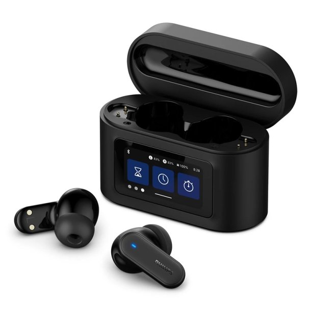 Philips - TAT6000BK/00 - Headset - In-ear - Calls/Music - Binaural - Black - Multi-key