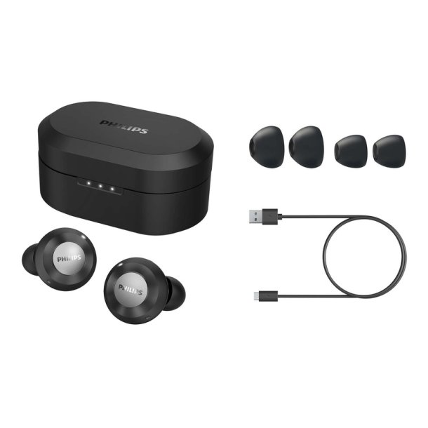 Philips - TAT8505 In-ear True Wireless Hybrid Active Noise Cancelling Headphones with Awareness Mode - Headset - In-ear 