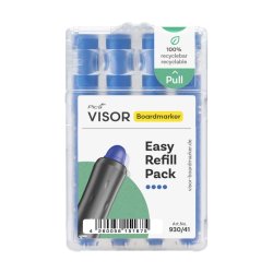 Pica-Marker whiteboard genopfyldning Visor Easy bl� 4-s�t