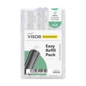 Pica-Marker whiteboard genopfyldning Visor Easy hvid 4-s�t