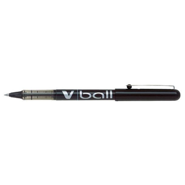 Pilot Ball-liner - med htte - V-Ball - 0,3 mm - sort