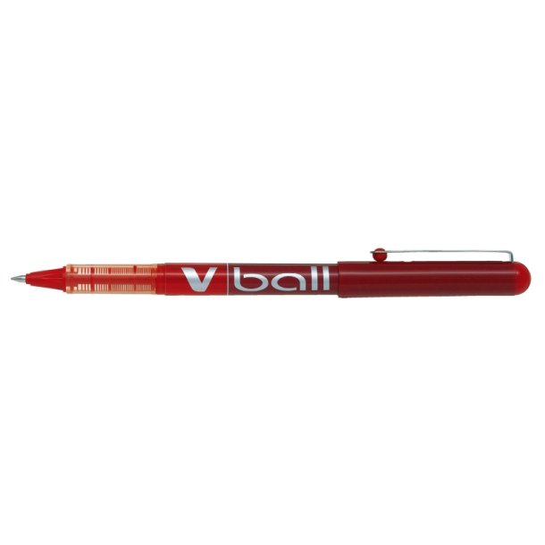 Pilot Ball-liner - med htte - V-Ball - 0,3 mm - rd