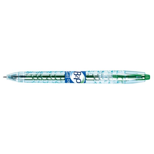 Pilot Gelpen - med klik - B2P - BeGreen - 0,5 mm - grn