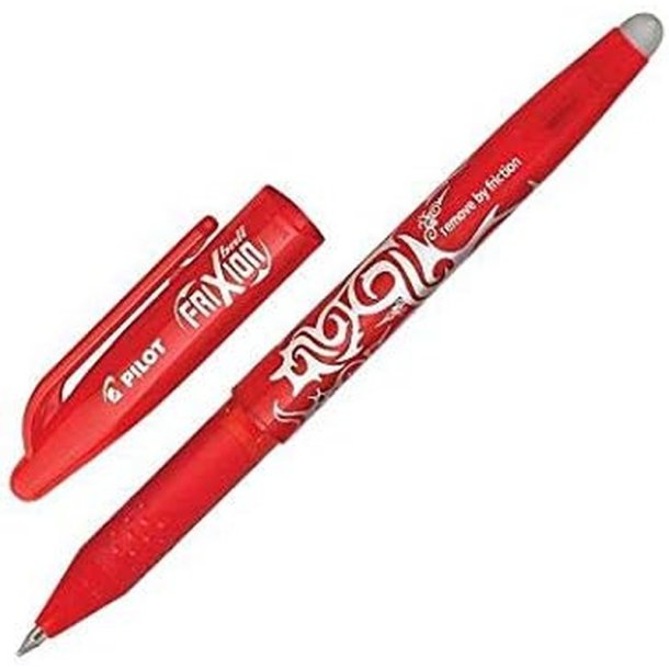 Pilot Frixion Ball Rollerball Pen - 0.7mm - r�d gelpen