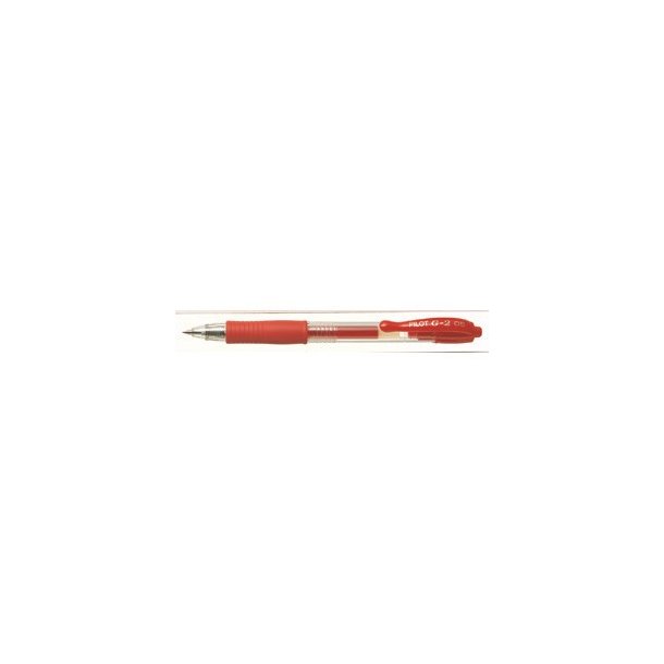 Pilot Gelpen - med klik - G-2 - 0,5 mm - rd