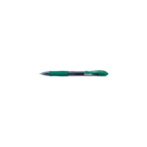 Pilot Gelpen - med klik - G-2 - 0,7 mm - grn