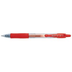 Pilot Gelpen - med klik - G-2 - 0,7 mm - rd