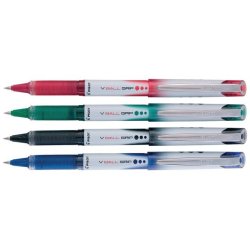 Pilot Ball-liner - med htte - V-Ball - Grip - 0,7 mm - bl