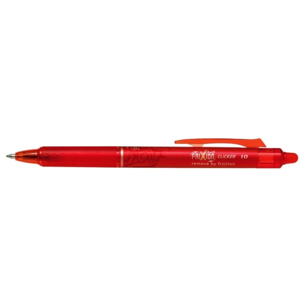 Pilot Frixion Clicker - med klik - 1,0 mm - rd