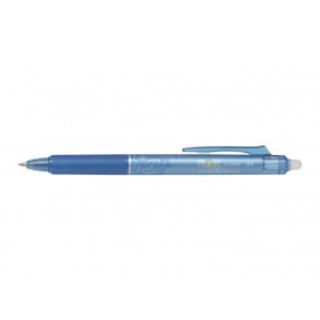 Pilot Frixion Clicker - med klik - 0,5 mm - lysebl� - udviskelig varmef�lsomt bl�k