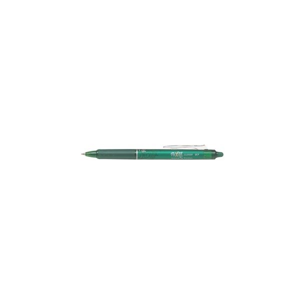 Pilot Frixion Clicker - med klik - 0,7 mm - grn - udviskelig varmeflsomt blk