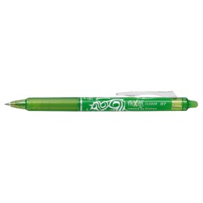 Pilot Frixion Clicker - med klik - 0,7 mm - limegr�n - udviskelig varmef�lsomt bl�k
