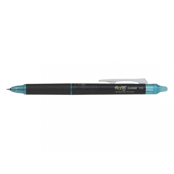 Pilot Frixion Point Clicker - med klik - 0,5 mm - lys bl