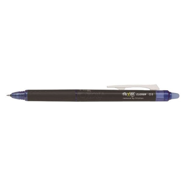 Pilot Frixion Point Clicker med klik - 0,5 mm - bl� gelpen