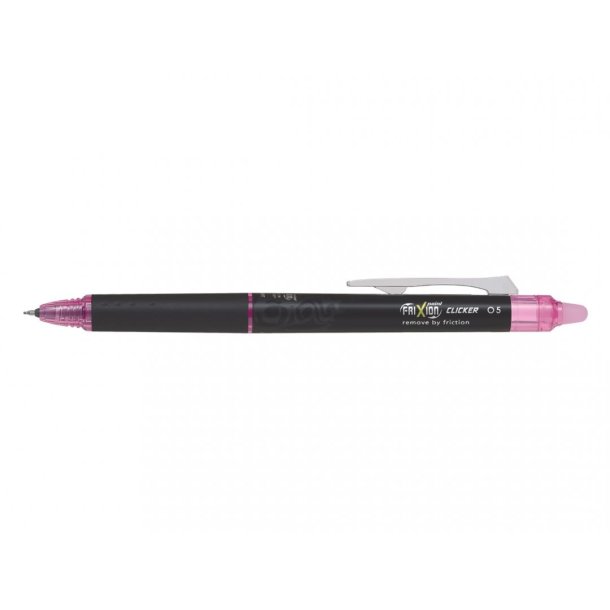 Pilot Frixion Point Clicker - med klik - 0,5 mm - pink