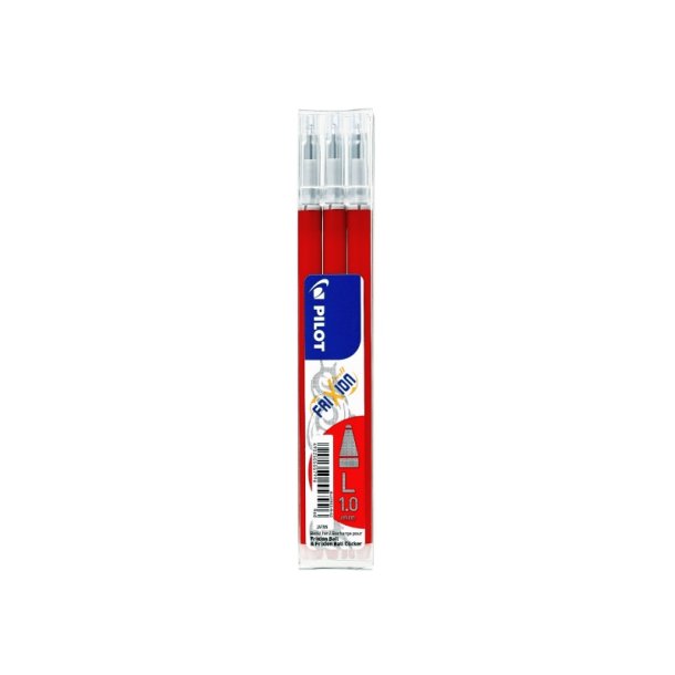 Pilot Frixion Clicker - 1,0 mm - refill - rd - 3 stk.