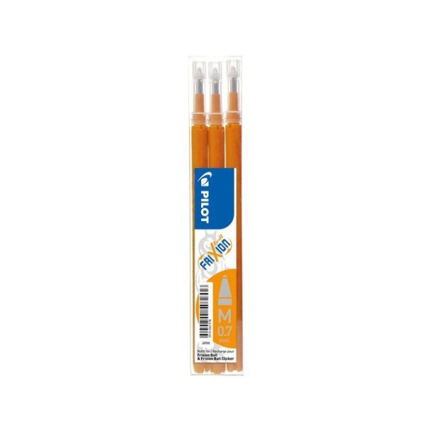 Pilot Frixion Clicker - refill - 0,7 mm - orange - 3 stk.