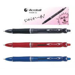 Pilot Kuglepen - med klik - Acroball - BeGreen - 0,7 mm - bl