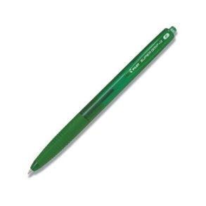 Pilot Kuglepen - med klik - Super Grip G - 0,7 mm - gr�n