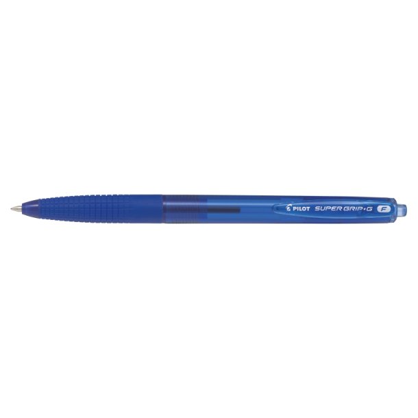 Pilot kuglepen - med klik - Super Grip G - 0,7 mm - bl