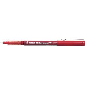 Pilot V5 Hi-Tecpoint Rollerpen - 0,5mm - r�d