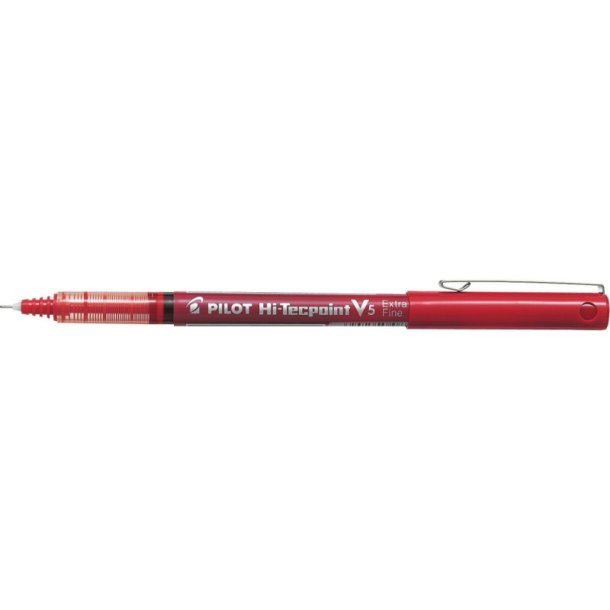 Pilot V5 Hi-Tecpoint Rollerpen - 0,5mm - r�d