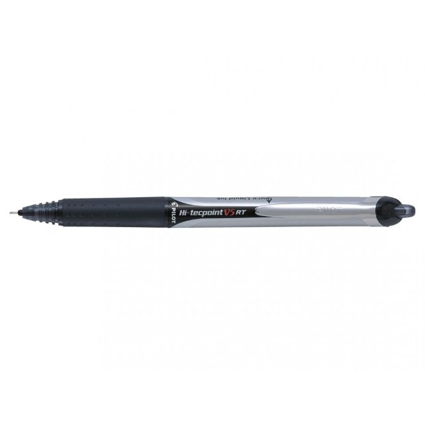 Pilot Ball-liner - med klik - Hi-Tecpoint - V5 - 0,5 mm - sort