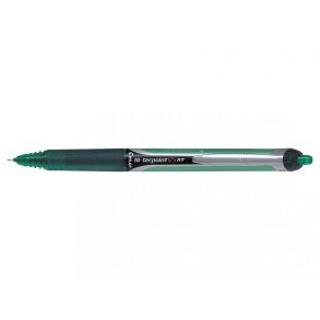 Pilot Ball-liner - med klik - Hi-Tecpoint - V5 - 0,5 mm - gr�n