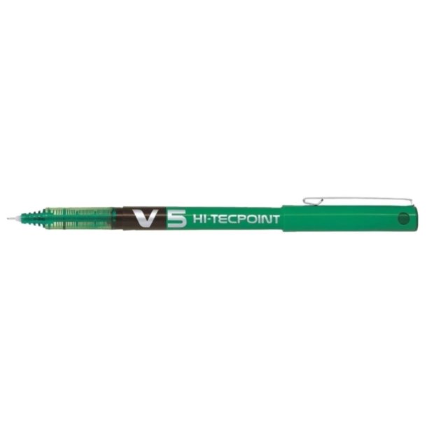 Pilot V5 Hi-Tecpoint Rollerpen - 0,5mm - gr�n
