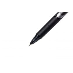 Pilot Ball-liner - med klik - Hi-Tecpoint - V7 - 0,7 mm - sort