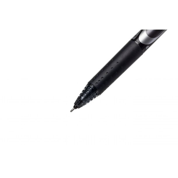 Pilot Ball-liner - med klik - Hi-Tecpoint - V7 - 0,7 mm - sort