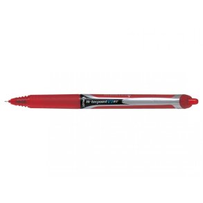 Pilot Ball-liner - med klik - Hi-Tecpoint - V7 - 0,7 mm - r�d