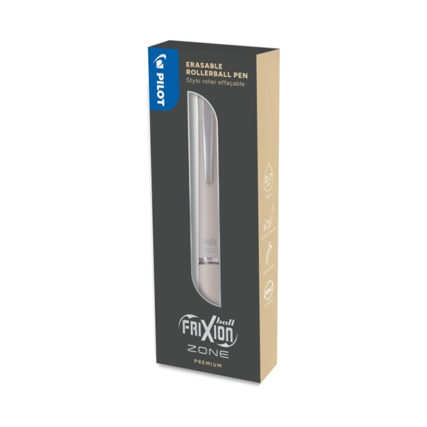 Pilot Frixion Zone - Premium blk - 0,7 mm - Beige - I gaveske