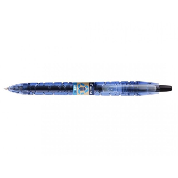 Pilot Kuglepen - med klik - B2P - Ecoball - medium - 0,7 mm - sort