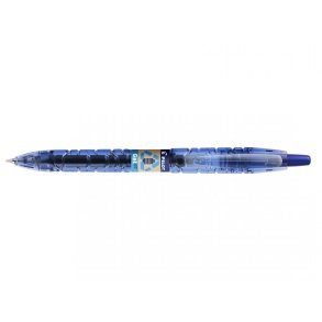 Pilot Kuglepen - med klik - B2P - Ecoball - medium - 0,7 mm - bl