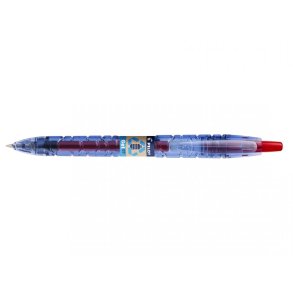 Pilot Kuglepen - med klik - B2P - Ecoball - medium - 0,7 mm - r�d