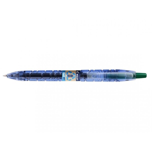 Pilot Kuglepen - med klik - B2P - Ecoball - medium - 0,7 mm - grn