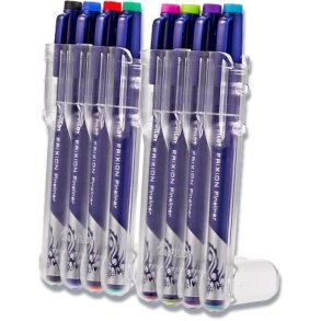 Pilot Frixion coler Fineliner pens - 0,45mm - Set2Go med 8 farver