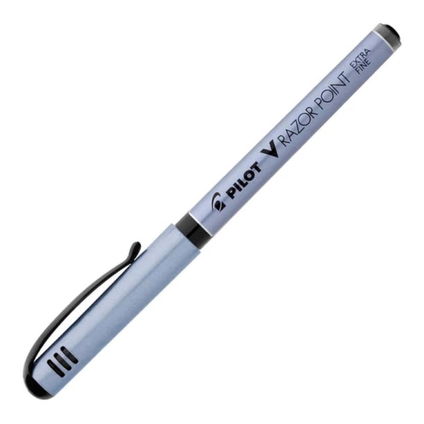 Pilot V-Razor Point fineliner pen - 0,4mm - sort pen