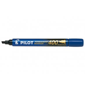 Pilot Permanent marker 400 - skr� spids - bl�