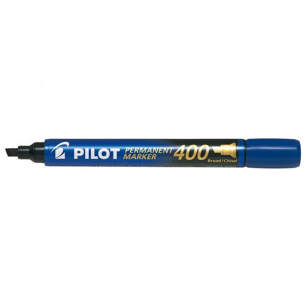 Pilot Permanent marker 400 - skr spids - bl