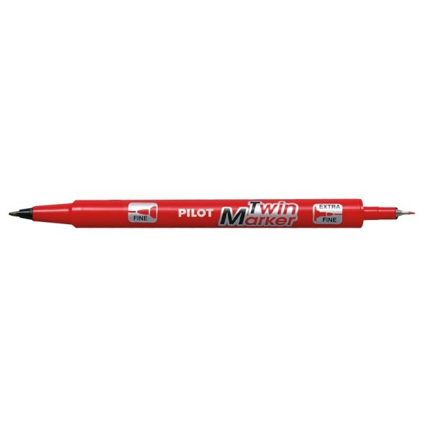 Pilot Marker - Twin Marker - BG - 1,0/2,0 mm - rd