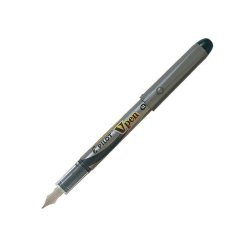 Pilot Fyldepen - V-Pen - Silver - med htte - bl