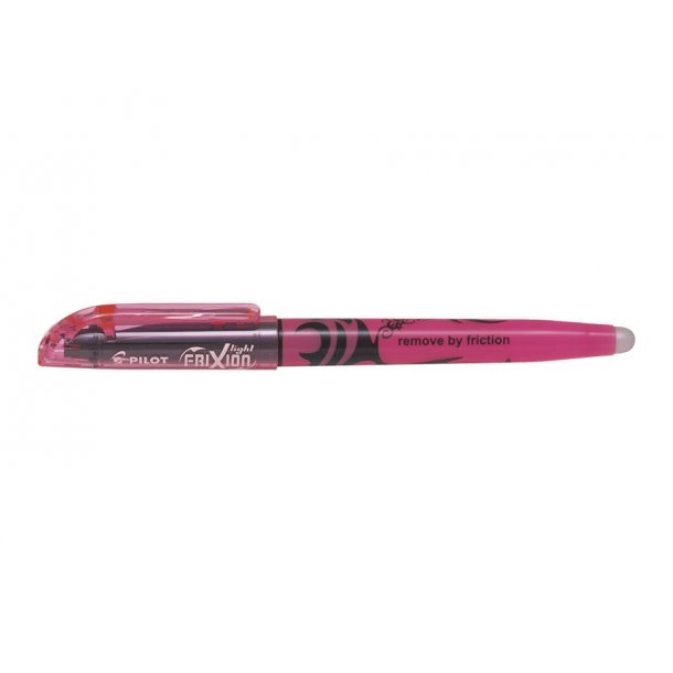 Pilot Frixion Overstregningspen - Lys pink - udviskelig varmeflsomt blk