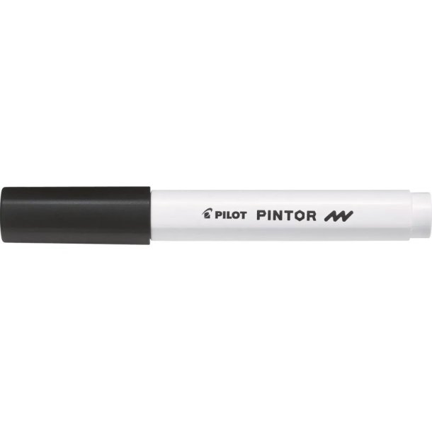 Pilot Permanent marker Pintor - Fine - 1,0 mm - sort